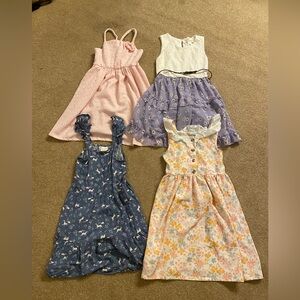 Floral and Lace Kids Dress Set
